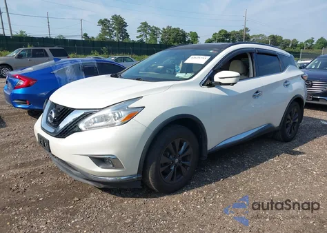 2017 Nissan Murano Sv z USA, uszkodzony, nr VIN 5N1AZ2MG0HN168633